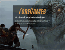 Tablet Screenshot of foregames.nl